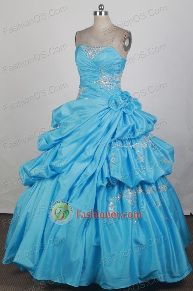 2012 Exquisite Ball Gown Strapless Floor-Length Vintage Quinceanera Dresses Style JP42665