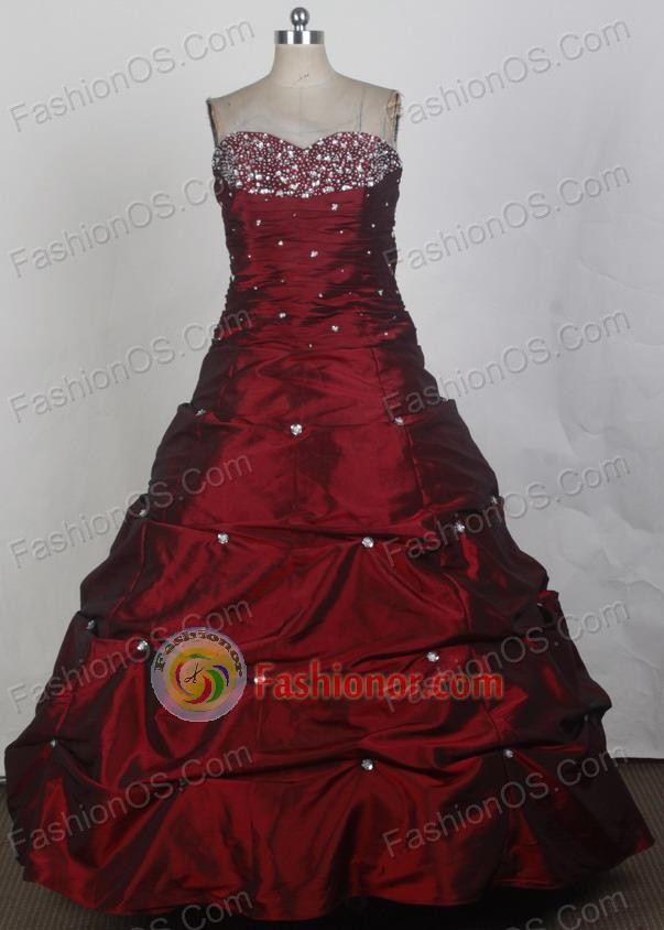 2012 New Ball Gown Sweetheart Neck Floor-Length Vintage Quinceanera Dresses Style JP42625
