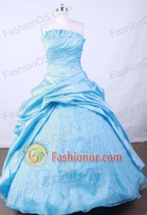 Affordable Ball Gown Hater Top Neck FLoor-Length Vintage Quinceanera Dresses L42425