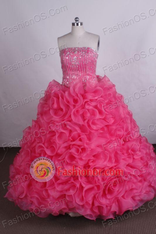 Beautiful Ball gown Strapless Floor-length Vintage Quinceanera Dresses with Beading Style FA-Z-007