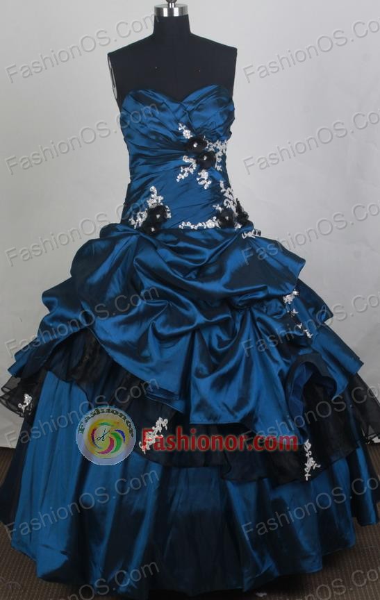 Discount Ball gown Sweetheart Floor-length Vintage Quinceanera Dresses Style FA-W-r07
