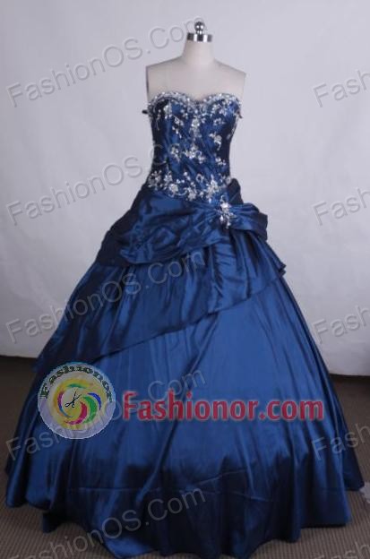 Lovely Ball gown Sweetheart Floor-length Vintage Quinceanera Dresses TD2420