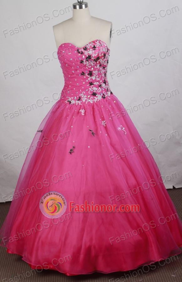 New Ball gown Sweetheart Neck   Floor-length Vintage Quinceanera   Dresses Style FA-W-r89art-neck Floor-length Vintage Quinceanera Dresses Style FA-W-r89