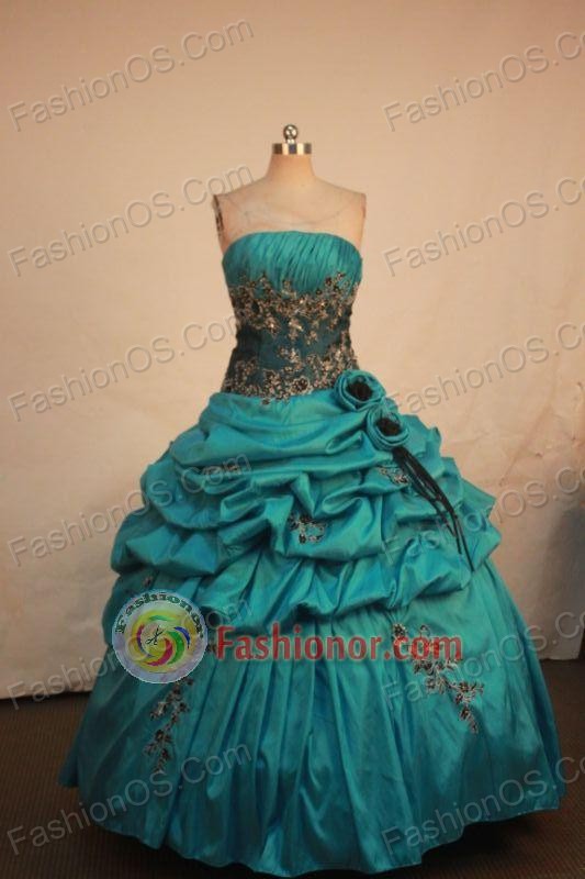 Popular Ball gown Strapless Floor-length Vintage Quinceanera Dresses Style FA-W-323