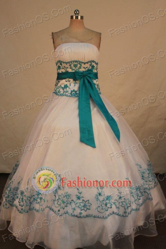 Popular Ball gown Strapless Floor-length Vintage Quinceanera Dresses Style FA-W-343