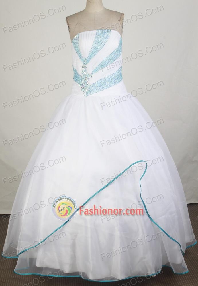 Pretty Ball Gown Strapless Floor-length Vintage Quinceanera Dress ZQ12426059