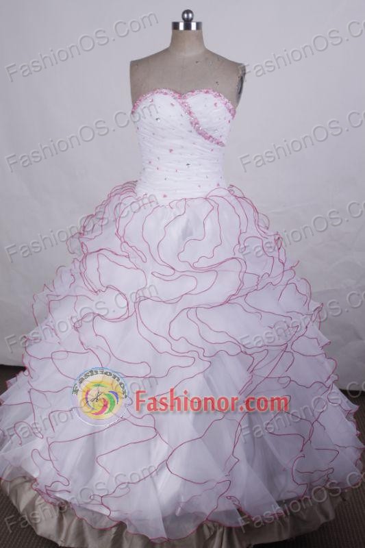 Simpel Ball Gown Strapless FLoor-Length Vintage Quinceanera Dresses Style LZ42490
