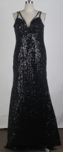Popular Column V-neck Mini-Length Prom Dresses WlX426122