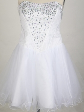 2012 New A-line Strapless Mini-Length Prom Dresses Style WlX426109