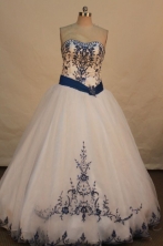 Beautiful A-line Sweetheart Floor-length Vintage Quinceanera Dresses TD2410