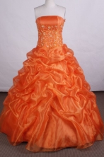 Beautiful Ball gown Strapless Floor-length Quinceanera Dresses Appliques with Beading Style FA-Z-002
