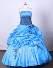 Brand New Ball Gown Strapless FLoor-Length Vintage Quinceanera Dress LZ42447