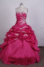 Brand New Ball Gown Strapless FLoor-Length Quinceanera Dresses Style FA-S-068