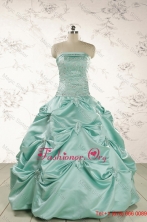 Cheap Turquoise Quinceanera Dresses with Appliques FNAO5934FOR