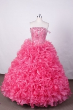 Luxurious Ball Gown Strapless FLoor-Length Quinceanera Dresses Style LZ42467