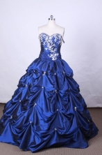 Luxurious Ball Gown Sweetheart Neck FLoor-Length Vintage Quinceanera Dress LZ42444