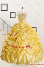 Most Popular Beading Quinceanera Dresses for 2015 Fall FNAO008FOR