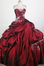 New Ball Gown Strapless Floor-length Quinceanera Dress ZQ12426067