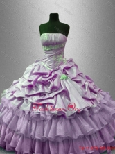 Popular Beaded Quinceanera Gowns with Ruffled Layers SWQD034-2FOR