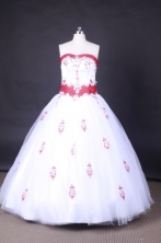 Pretty Ball Gown Strapless FLoor-Length Quinceanera Dresses Style LZ42446