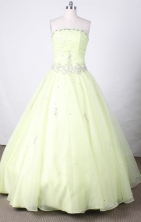 Sweet Ball Gown Strapless FLoor-Length Vintage Quinceanera Dresses Style FL42409