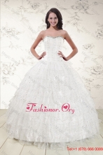 The Most Popular White Sequins Ball Gown Quinceanera Dresses for 2015 XFNAO726FOR