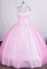 Elegant Ball gown Sweetheart Floor-length Quinceanera Dresses with Beading Style FA-Z-009