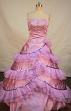 Exquisite Ball gown Strapless Floor-Length Quinceanera Dresses Style  X042432