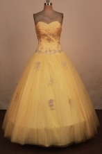 Gorgeous Ball Gown Sweetheart Neck Floor-Length Quinceanera Dresses Style X042404