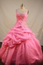 Romantic Ball gown Strap Floor-length Quinceanera Dresses Style FA-C-104