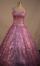 Sweet Ball gown Strap Floor-Length Quinceanera Dresses Style FA-Y-124