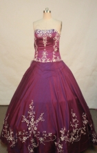 Sweet Ball gown Strapless Floor-Length Quinceanera Dresses Style FA-Y-107