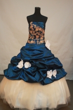 Sweet Ball gown Strapless Floor-Length Quinceanera Dresses Style FA-Y-152