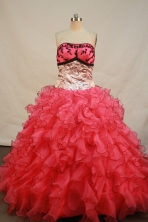 Sweet Ball gown Strapless Floor-length Quinceanera Dresses Style FA-C-098