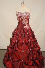 Sweet Ball gown Sweetheart neck Floor-Length Quinceanera Dresses Style FA-Y-146