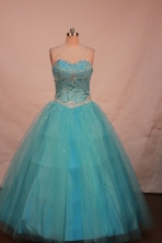 Sweet Ball gown Sweetheart-neck Floor-length Quinceanera Dresses Style FA-C-101