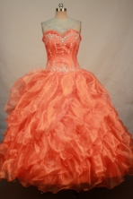 Sweet Ball gown Sweetheart-neck Floor-length Quinceanera Dresses Style FA-C-114