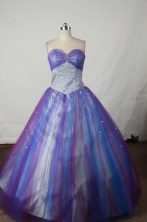 Beautiful Ball gown Sweetheart-neck Floor-length Quinceanera Dresses Style FA-W-381