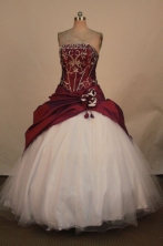 Fashionable Ball Gown Strapless Floor-Length Quinceanera Dresses Style X042449