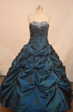 Inexpensive Ball gown Sweetheart neck Floor-Length Quinceanera Dresses Style FA-Y-170
