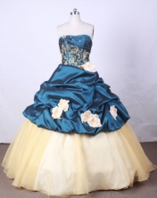 New Arrival Ball Gown Strapless FLoor-Length Quinceanera Dresses Style X042428