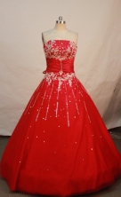 Popular Ball gown Strapless Floor-length Quinceanera Dresses Style FA-W-238