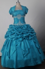 2012 Exquisite Ball Gown Strapless Floor-length Qunceanera Dress Style RQDC06