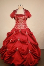 Elegant Ball Gown Strapless Floor-length Quinceanera Dresses Embroidery with Beading Style FA-Z-0235