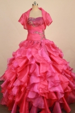 Gorgeous Ball Gown Strapless Floor-Length Quinceanera Dresses Style LZH42462