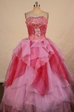 Colorful Ball gown Strapless Floor-length Quinceanera Dresses Style FA-W-318