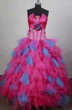 Exquisite Ball gown Sweetheart Floor-length Quinceanera Dresses Style FA-W-r81