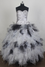 Pretty Ball Gown Sweetheart Floor-length Quinceanera Dress ZQ12426076
