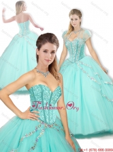 2016 Pretty Sweetheart Beading Quinceanera Dresses for Spring  SJQDDT255002FOR