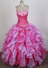 Discount Ball gown Sweetheart Floor-length Quinceanera Dresses Style FA-W-r25